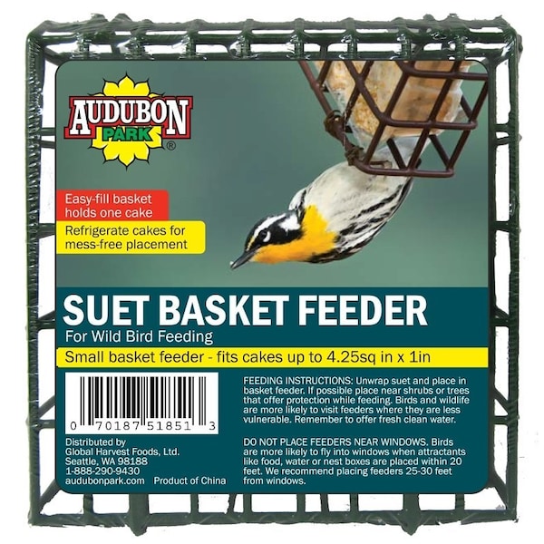Audubon Park Suet Basket Feeder 12331 Zoro